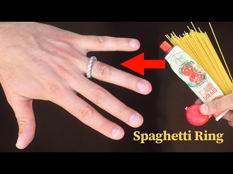 How I made a ring from Spaghetti Dish Ingredients