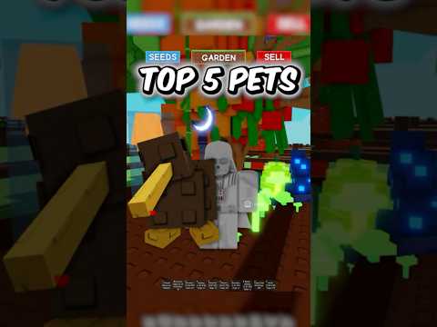 Top 5 BEST Pets in Grow a Garden (Roblox Guide)