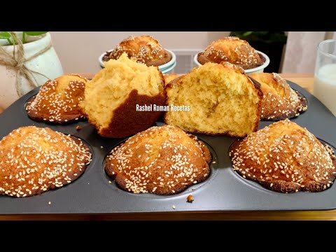 MANTECADAS DE MANTEQUILLA PARA EL CAFE ☕️PAN CASERO!!