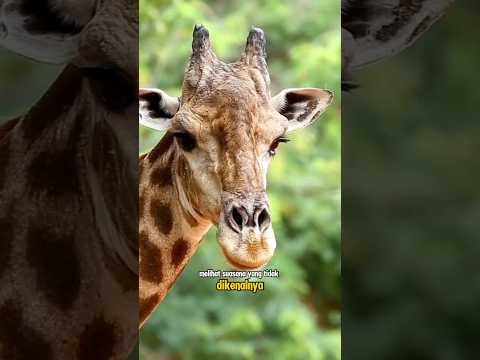 Jerapah Yang Ditinggal Sendirian #animals #shortvideo #shorts #shortsfeed #jerapah #gajah #viral
