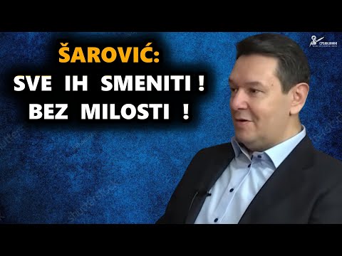 Evo zašto ga Vučić mrzi! Šarović otkrio mere za dan posle: Sve ih očistiti i smeniti! Bez milosti!