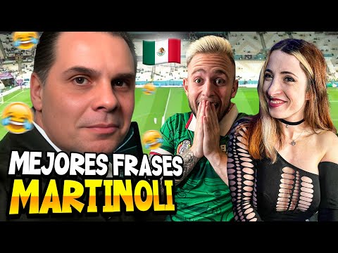 Reaccionando al COMENTARISTA MEXICANO que dió la VUELTA AL MUNDO! | MEJORES FRASES MARTINOLI!