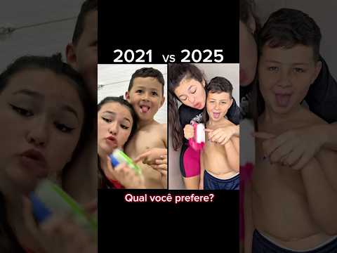 Que nome feio 2021 VS 2025 #shorts