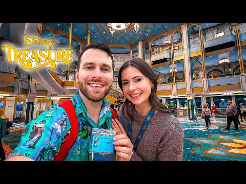 Boarding The Disney Treasure: The Newest Cruise Ship In The World, A Complete Tour!