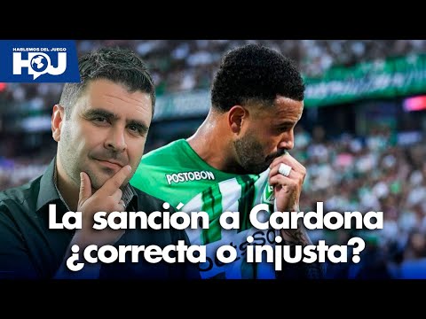 ¿Edwin Cardona merecía la sanción tras el clásico? Debate abierto | Juan Felipe Cadavid