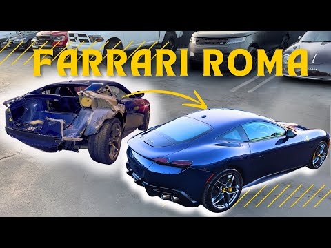 REBUILDING A WRECKED 2022 FERRARI ROMA