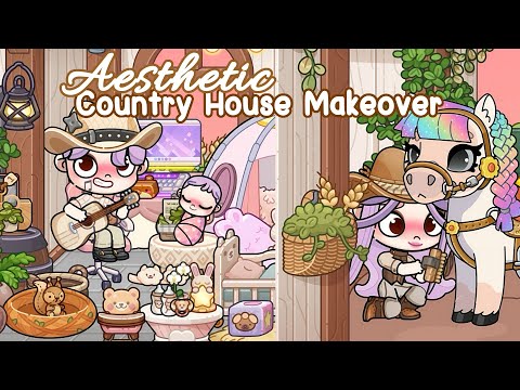 Aesthetic Country House Makeover 🍃🏠 | Avatar World NEW UPDATE! | Pazu