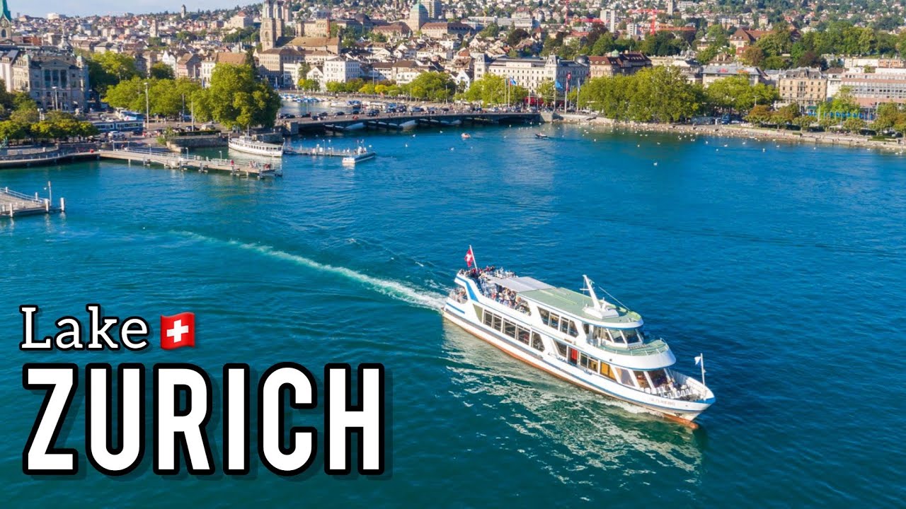 ⛴Around Zurich Lake Cruise Ride 4K Expensive Area to Live in Zurich, Switzerland