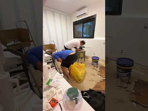 REFORMANDO o quarto da Meilin 🐇🩷 #gravida #quartoinfantil