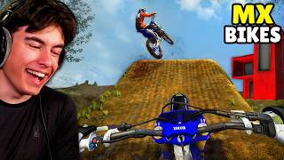 MEGA JUMPS in MotoCross Simulator !! 🤕 (MX Bikes)