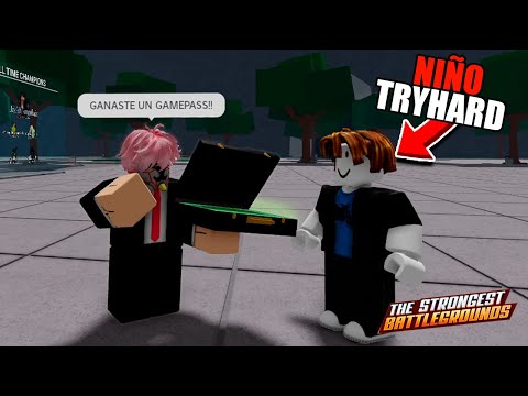 RETO A JUGADORES POR GAMEPASS  en The Strongest Battlegrounds 😂🔥 | ROBLOX