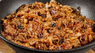 It's so delicious that you can cook it everyday! Easy and very delicious dinner with cabbage!