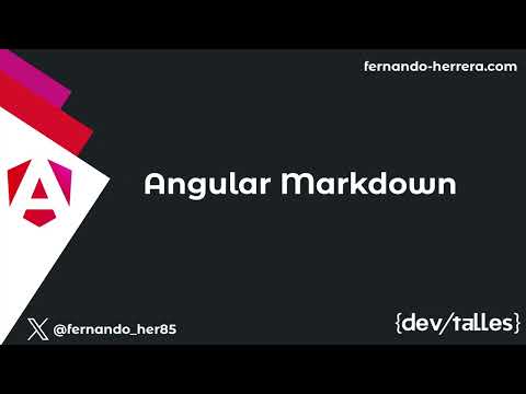 [S6/L02] OpenAI - Ejercicios prácticos y asistentes Angular+Nest: Angular Markdown