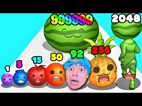 A CADA SEGUNDO A FRUTA AUMENTA ATÉ FICAR GIGANTE E VIRAR UM MONSTRO!!