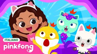 Bimbo Squalo incontra GABBY! Remix + Gioco Divertente! | Pinkfong! Canzoni per Bambini