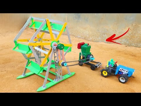 DIY Mini Ferris wheel | DIY Tractor generator | Science project
