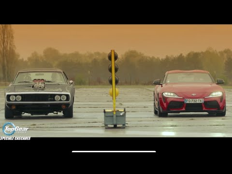 Supra MKV vs Dodge Charger - Top Gear x Fast and Furious