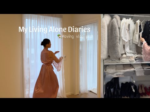 My Living Alone Diaries | Moving into my new apartment Pt.3,  Settling in, organising🏡...