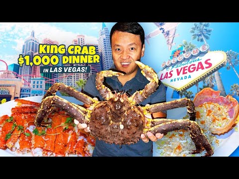 $1,000 KING CRAB Dinner! 48 Hours Eating at the NEW Fontainebleau Hotel in Las Vegas