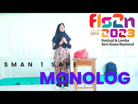 Monolog SIswa SMAN 1 Sape