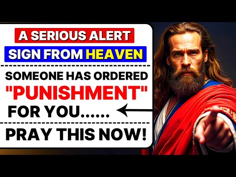 🔴 "A SERIOUS ALERT SIGN FROM HEAVEN" SOMEONE HAS ORDERED "PUNISHMENT" FOR YOU...... | GOD'S MESSAGE