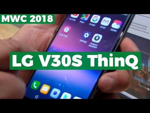 (SPANISH) Conociendo el LG V30S ThinQ - #MWC2018