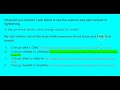 Verb Tense Consistency and Usage