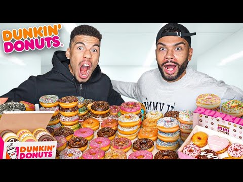 ALLES ESSEN VON DUNKIN DONUTS !!! (20.000 KALORIEN)