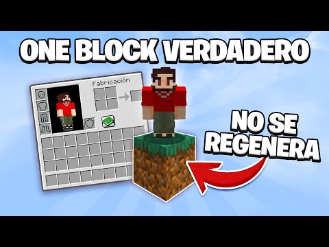VERDADERO ONEBLOCK | EL RETO MÁS DIFICIL DE MINECRAFT