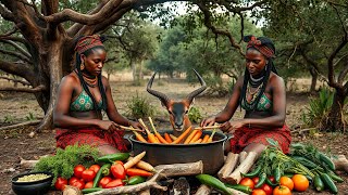 Primitive Survival: What This African Tribe Eats Will Blow Your Mind!