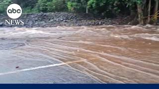 YouTube video thumbnail: Hawaii Braces for Dangerous Flood Threat