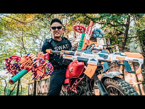 LTT Game Nerf War : SEAL X Nerf Guns Fight Crime Group Mr Zero Nerf Warriors vs. Money Thieves