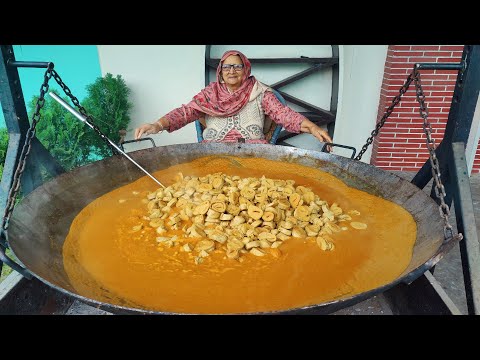 SOYA CHAAP RECIPE By Granny |  Restaurant Style Soya Chaap Masala | Veg Village Food