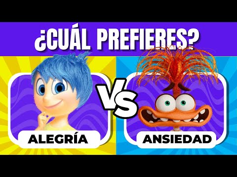 INTENSAMENTE 😄 - SOLO PUEDES ESCOGER 1 ¿Qué prefieres?