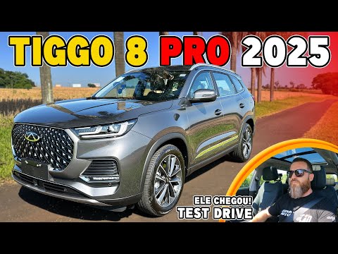 TEST DRIVE TIGGO 8 PRO 2025 - Minhas Percepções em Rodagem na Cidade e Rodovia!