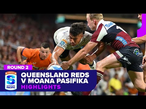 Queensland Reds v Moana Pasifika Highlights