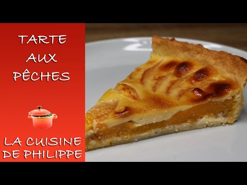 Tarte aux pêches