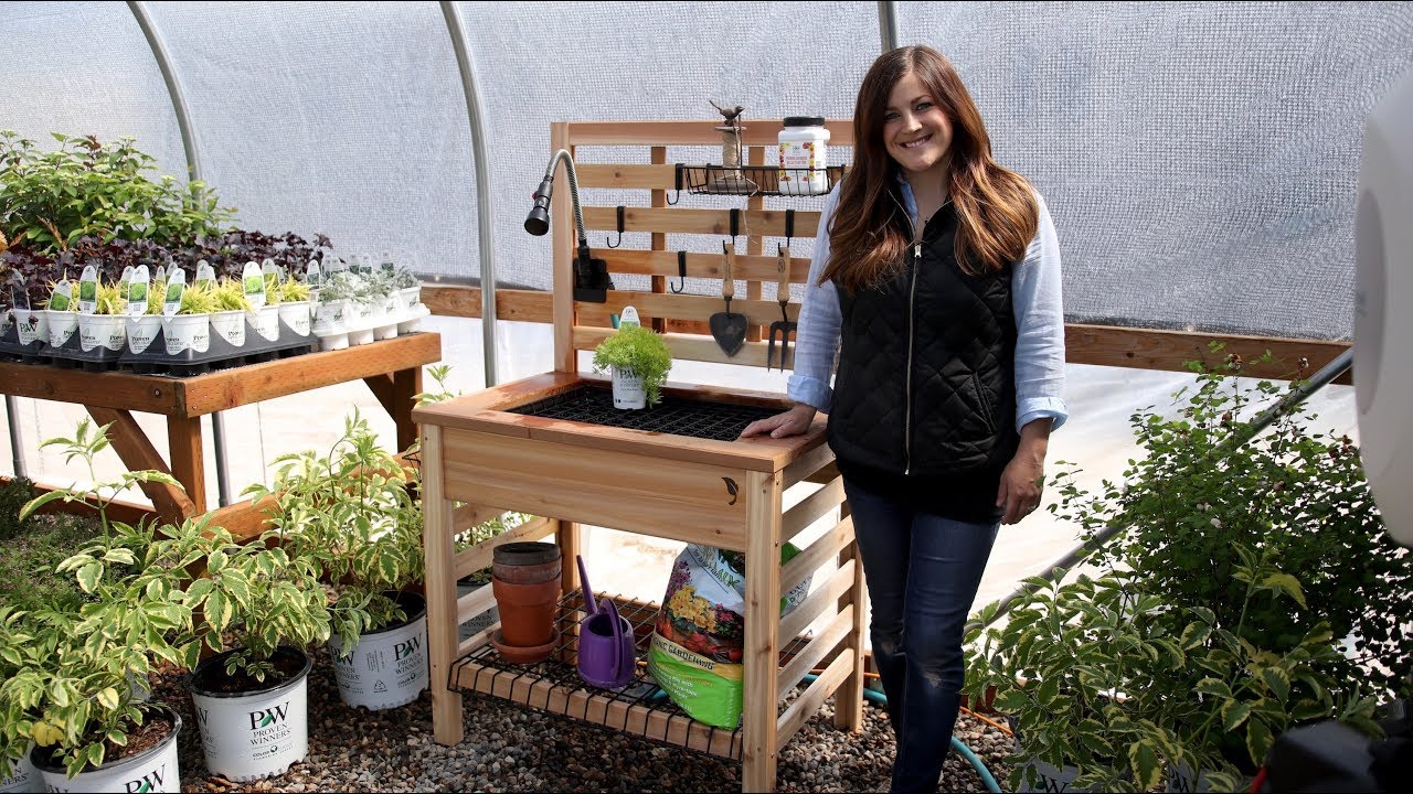 Putting Together a CedarLast Potting Bench
