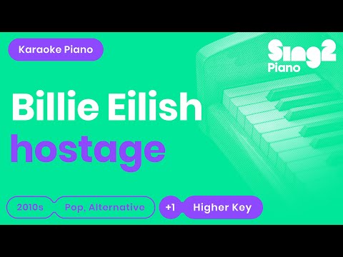 Billie Eilish – hostage (Karaoke Piano) Higher Key