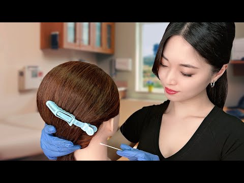 ASMR Sleep Inducing Head and Neck Exam