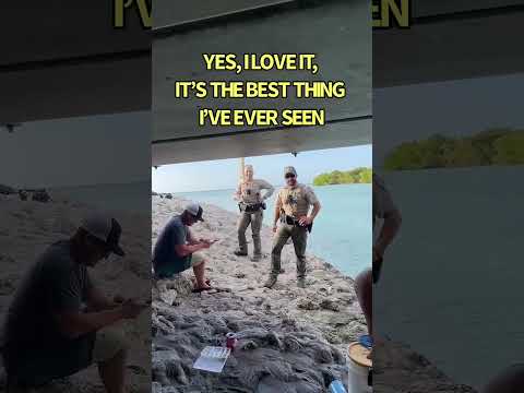 Unbelievable reaction when Fish & Wildlife Warden pops in & notices Jake’s invention (Chill-N-Reel)!