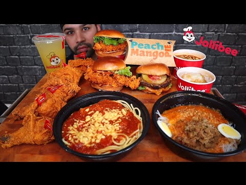 (ASMR) FIRST TIME EATING JOLLIBEE 2025