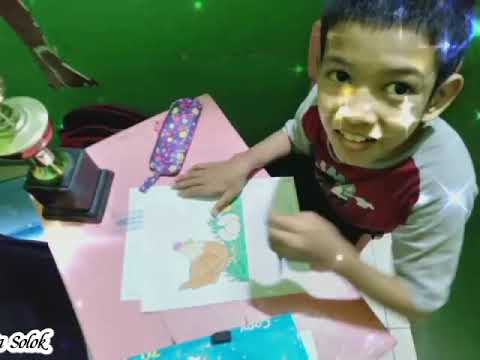 Hasil Mewarnai Anak SLB Autisma YPPA Kota Solok