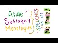 Understanding Monologues and Asides