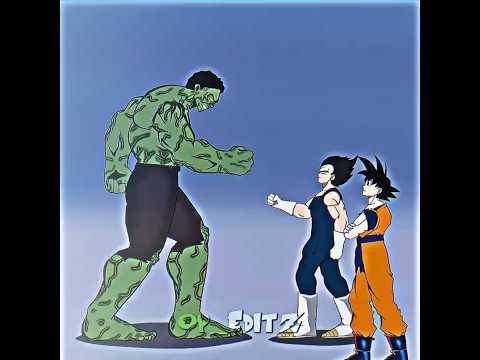 Hulk played Rock Paper Scissors with the wrong Persons โ ๏ธ #dragonball #dragonballz #anime #shorts