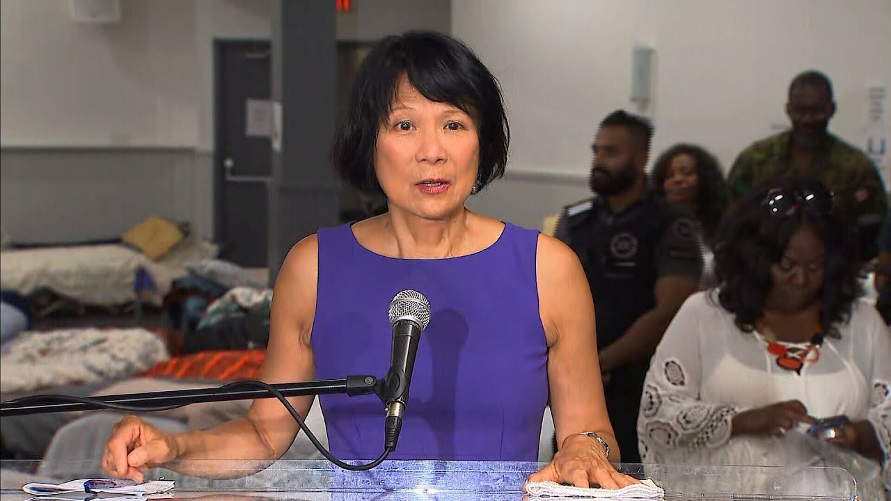 ‘It’s not acceptable’: Toronto Mayor Olivia Chow reiterates plea for refugee crisis funding