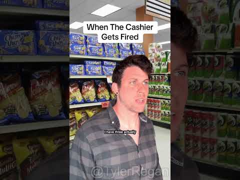 When The Cashier Gets Fired #shorts