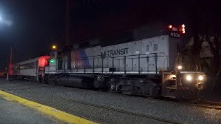 Full HD 60FPS: NJ Transit GP40PH-2 4106 Leads YL-54 East out of Bay Head 3/31/26