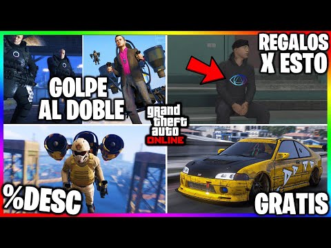 TODO lo NUEVO en GTA Online! GOLPE al DOBLE! REGALOS EPICOS! DESC% en ACTUALIZACION SEMANAL!