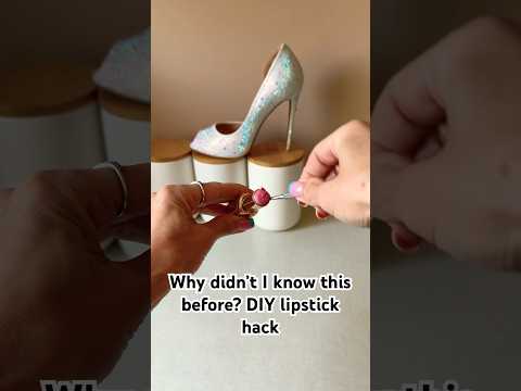 I made a brand new lipstick from old ones! You’ll never throw them away again #lipstick #diybeauty